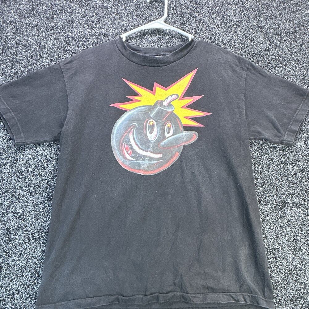 The Hundreds x Kenny Scharf Adam Bomb T Shirt Mens M Black Limited Collab